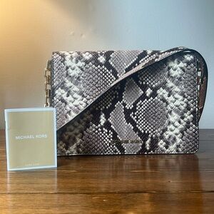 Michael Kors Snake Skin Shoulder Bag